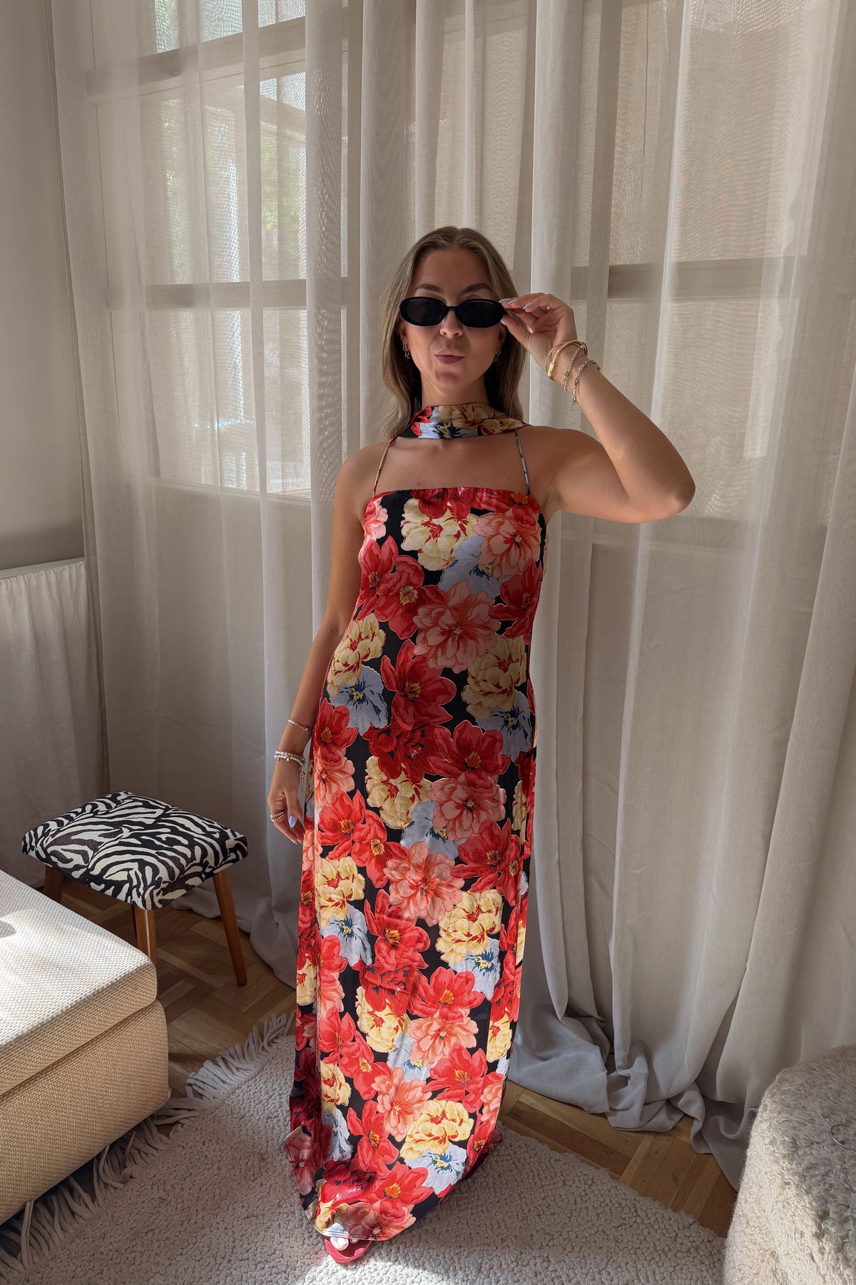 Gestuz Silk Flower Dress