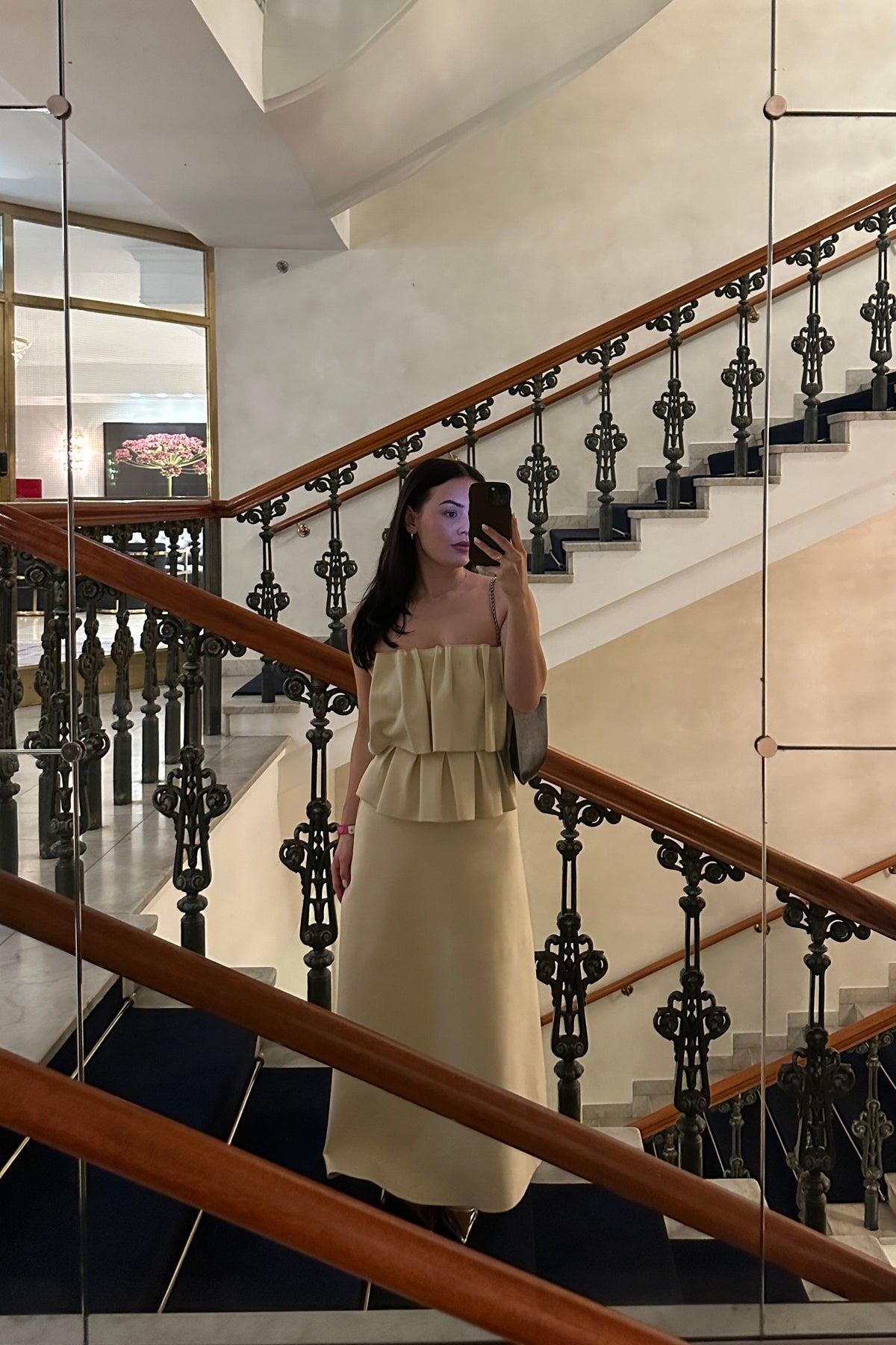 Dagmar Sculpted Yellow Dress