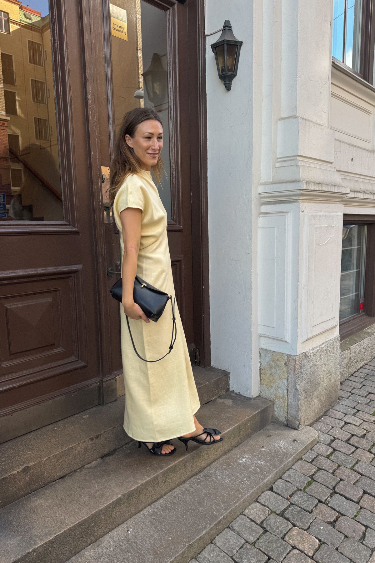 Toteme Slouch Waist Yellow Dress