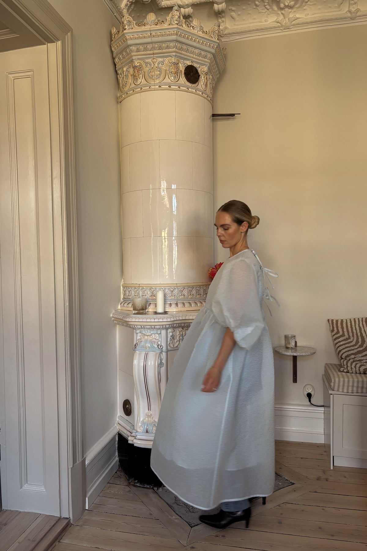 Cecilie Bahnsen Karmen Blue Dress