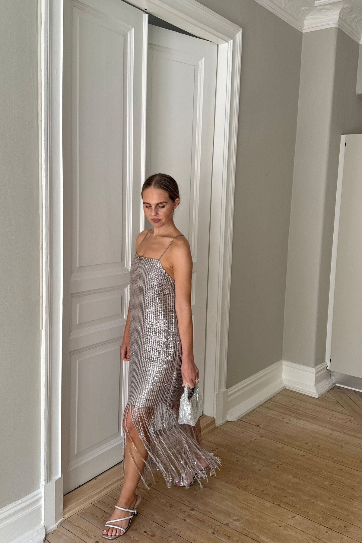 Sequin Fringe Dress