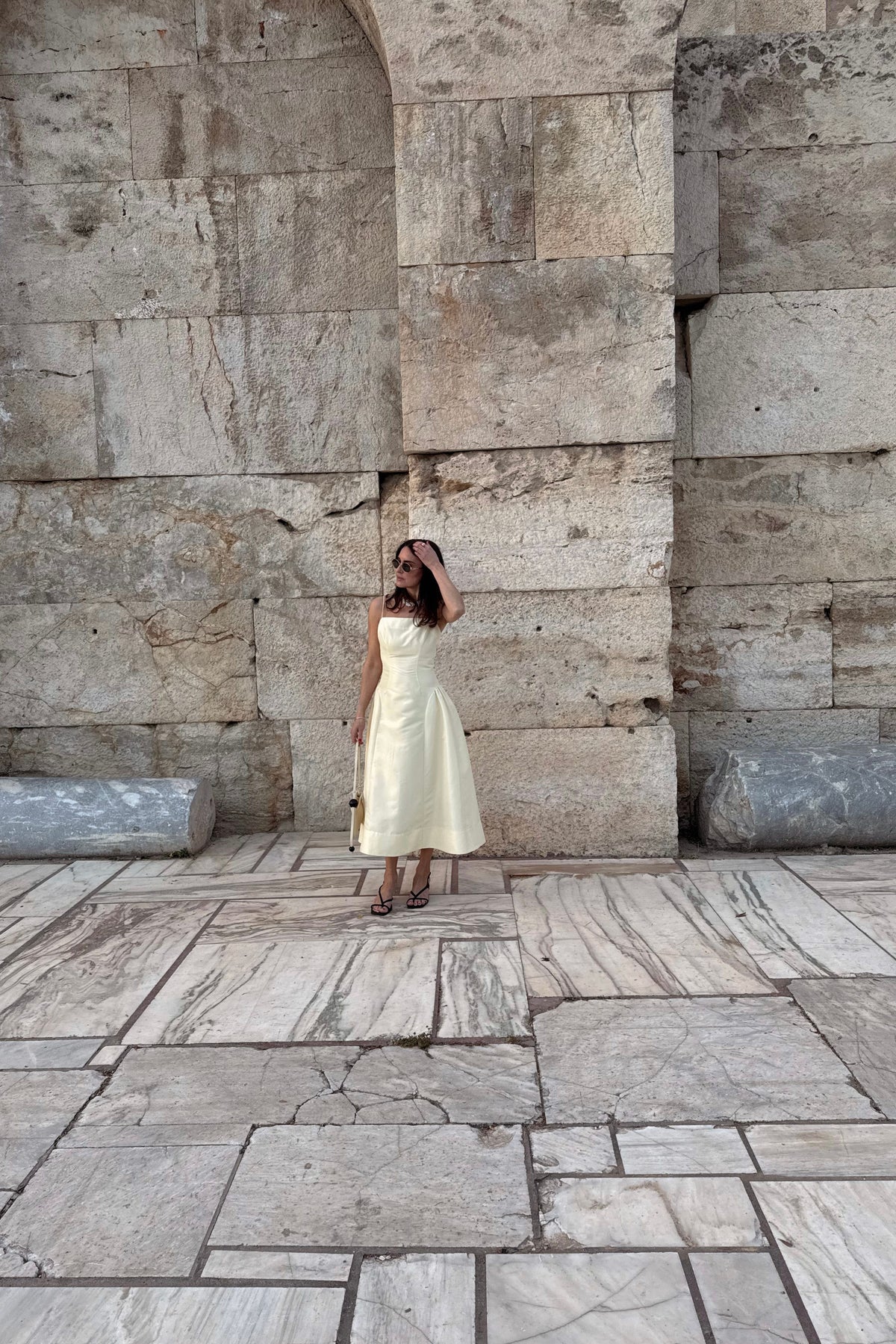 Malina Lemon Dress