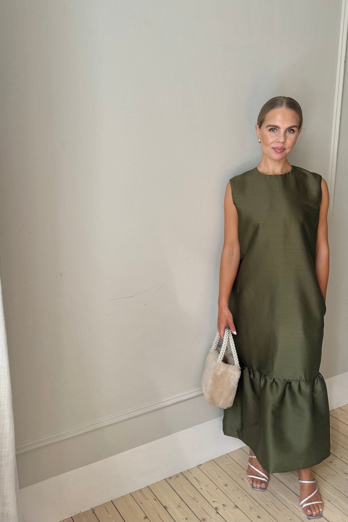 The Ruffled Khaki Toteme Dress
