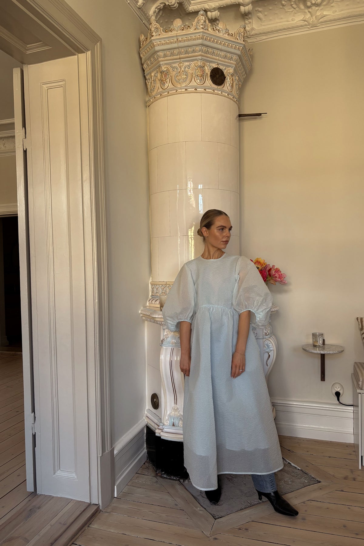 Cecilie Bahnsen Karmen Blue Dress