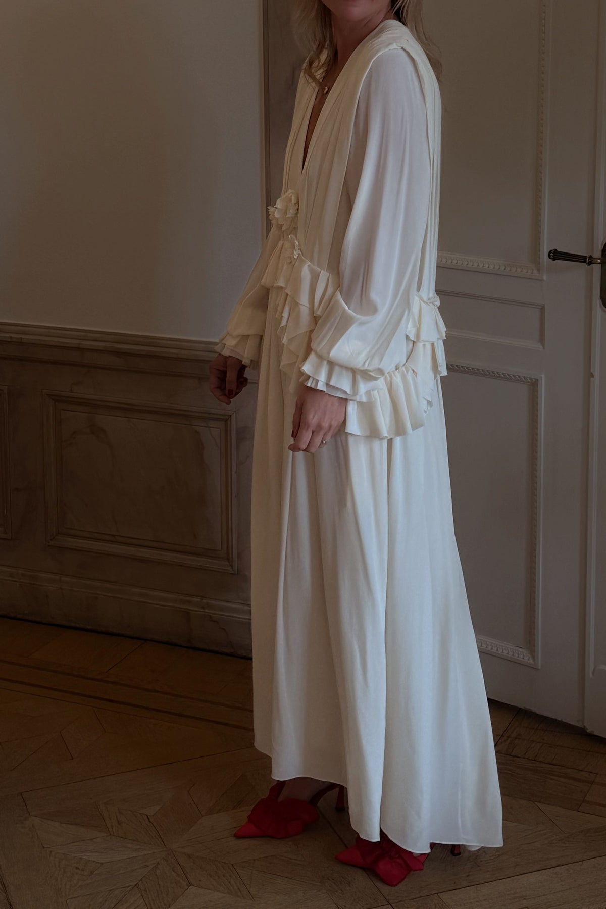 Victoria Beckham Bridal Floral Dress