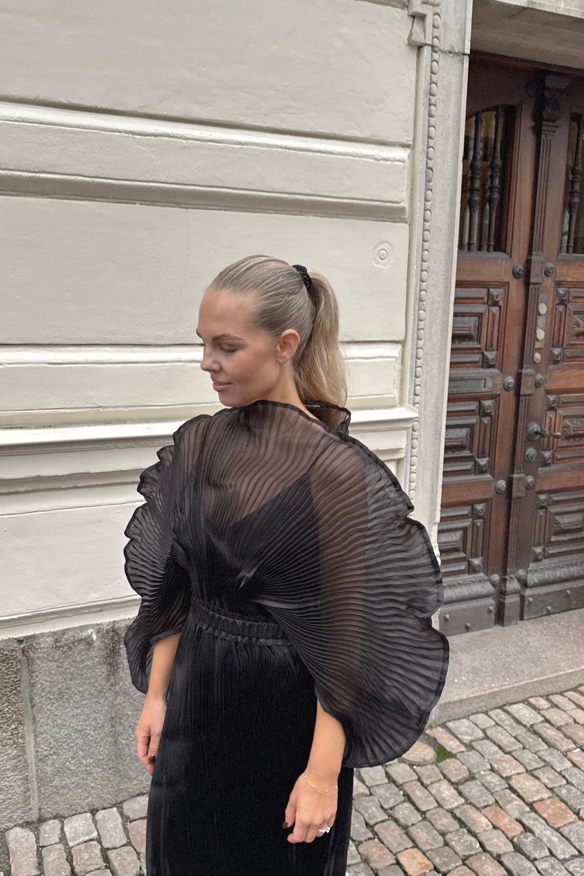 Linnea Hult Black Dress