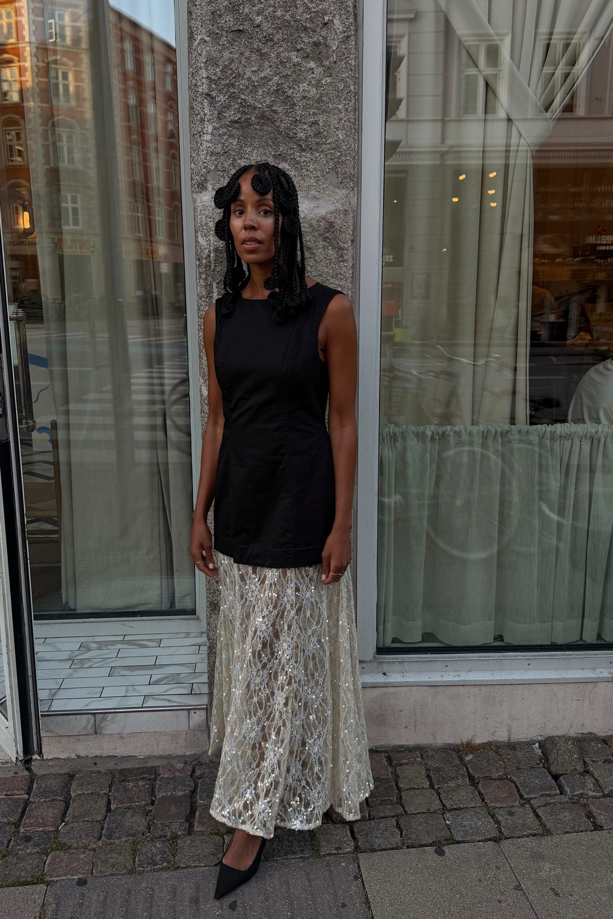The Little Black Sequin Dress