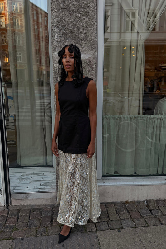The Little Black Sequin Dress