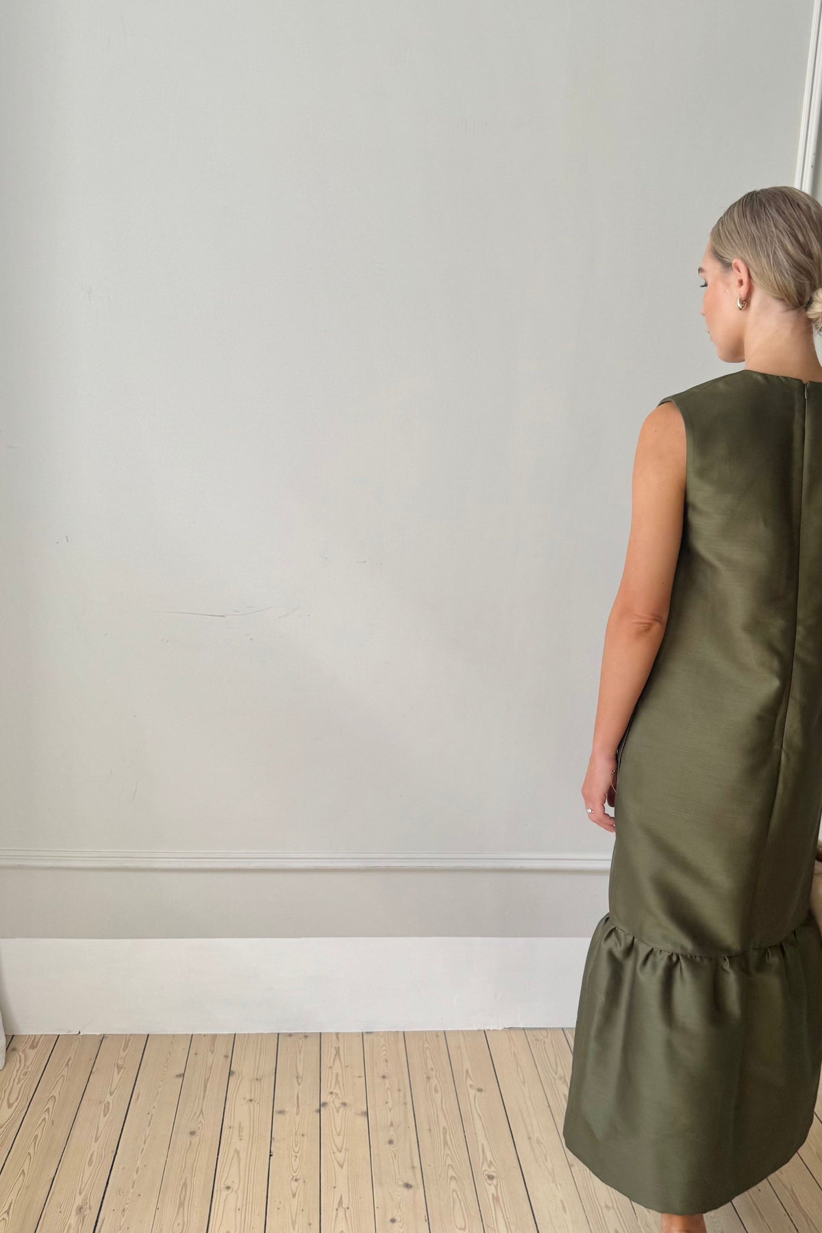 The Ruffled Khaki Toteme Dress