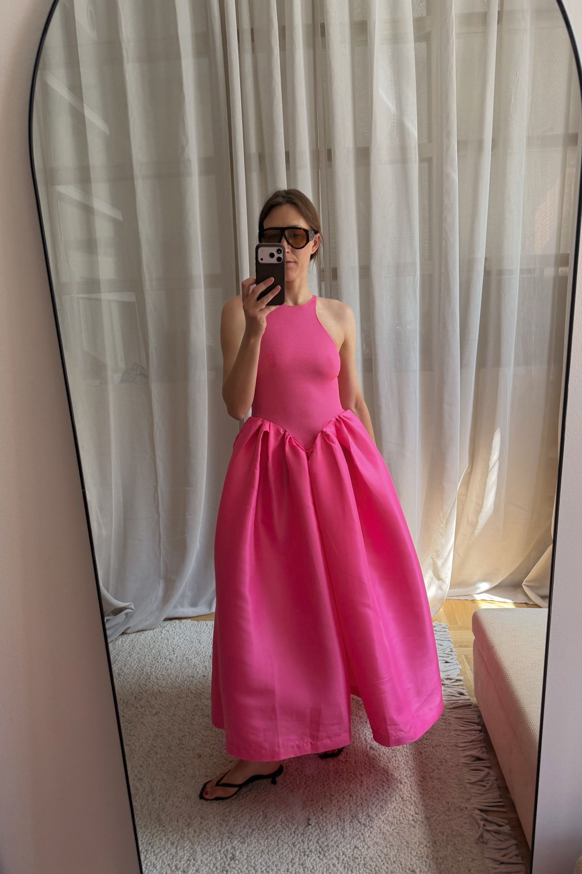 Marques Almedia Pink Tank Top Dress