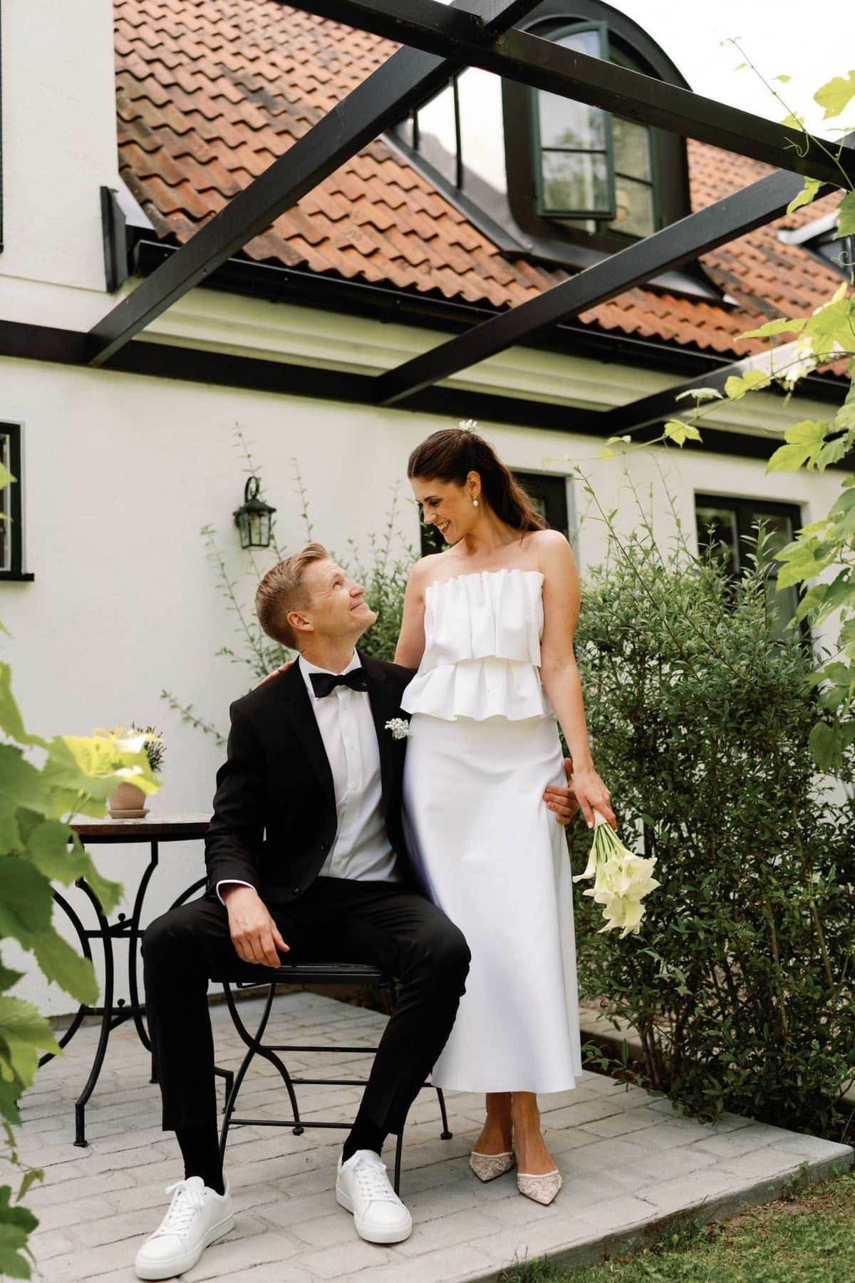 Dagmar Sculpted White Dress