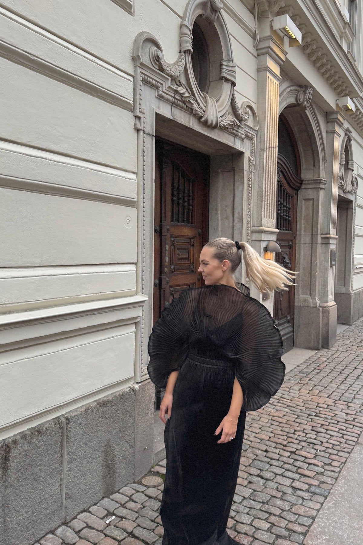 Linnea Hult Black Dress
