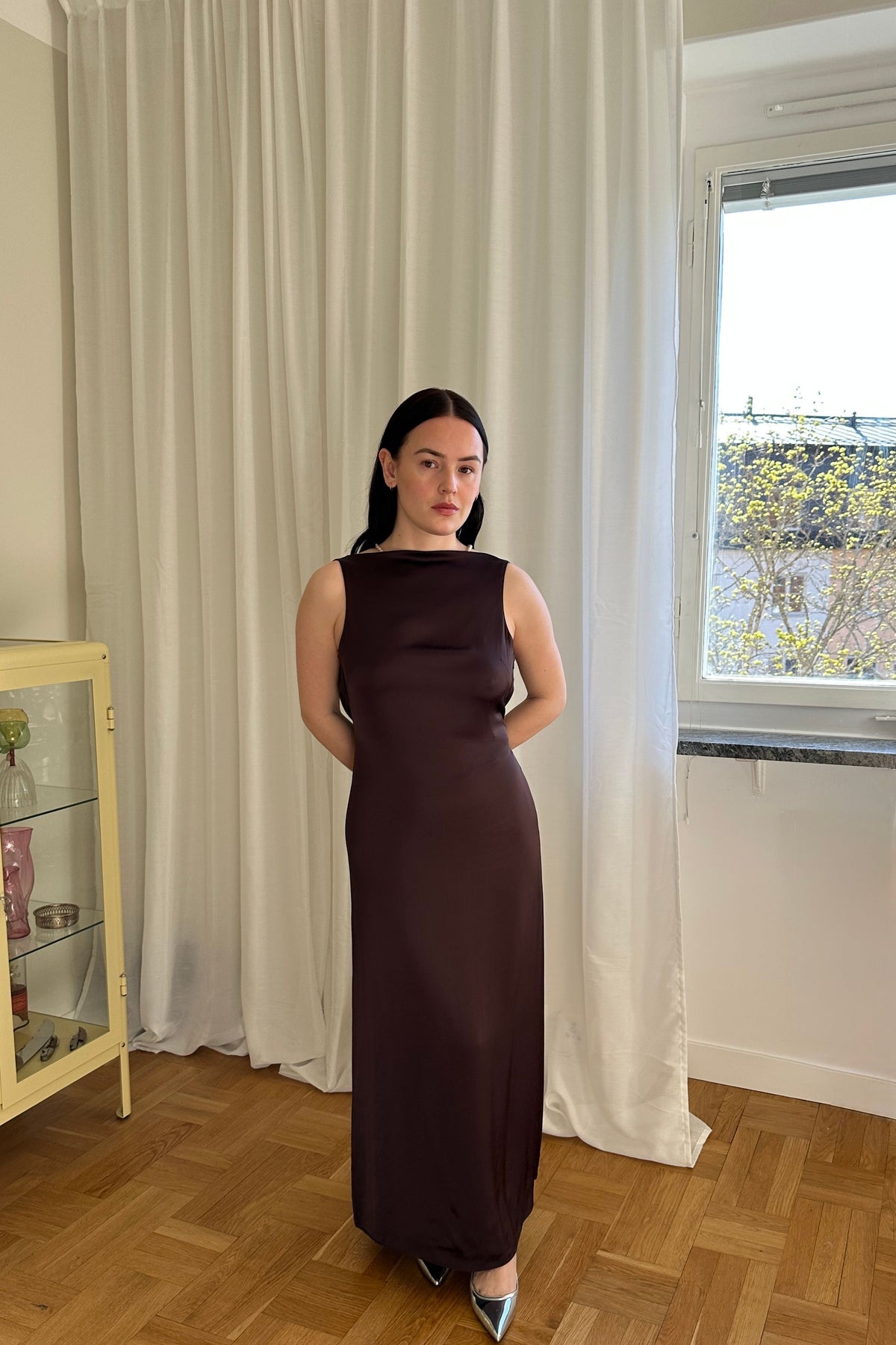 Dagmar Waterfall Midi Dress