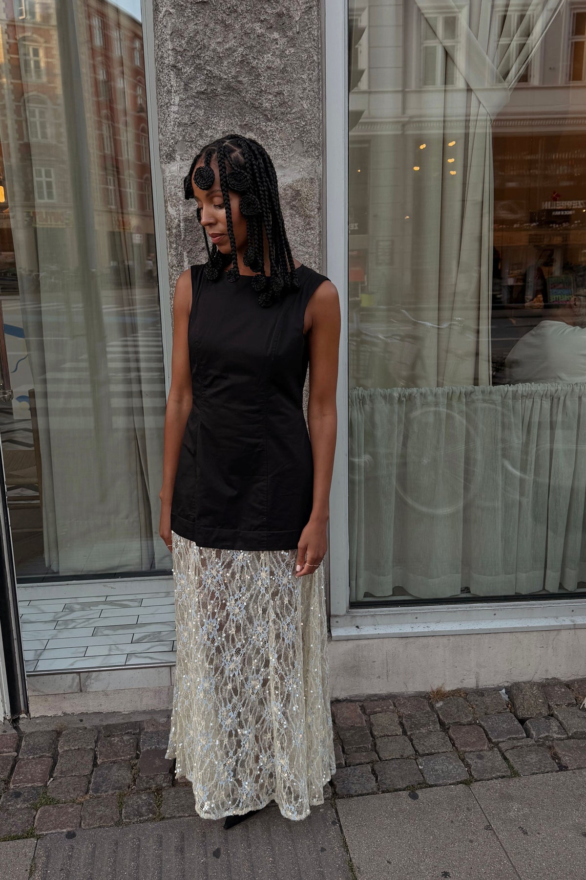 The Little Black Sequin Dress