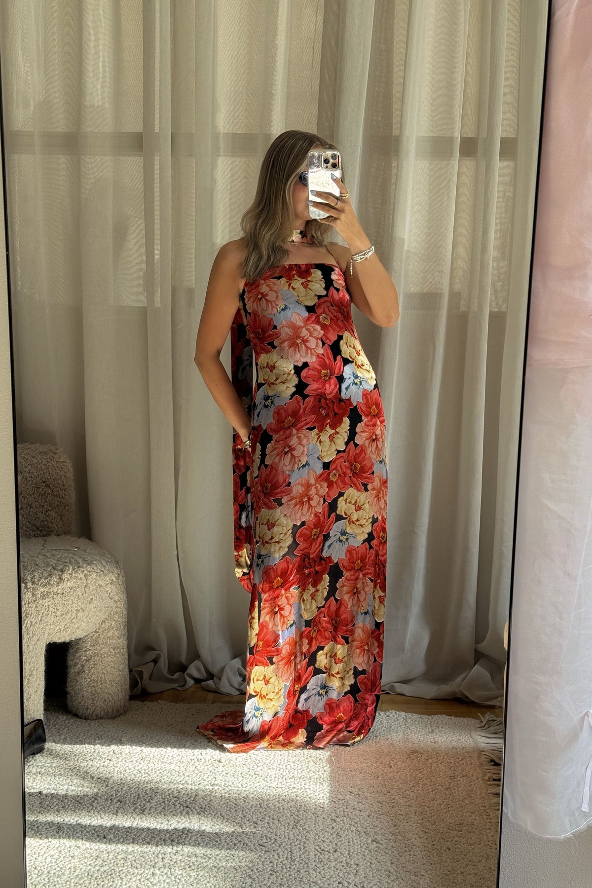 Gestuz Silk Flower Dress