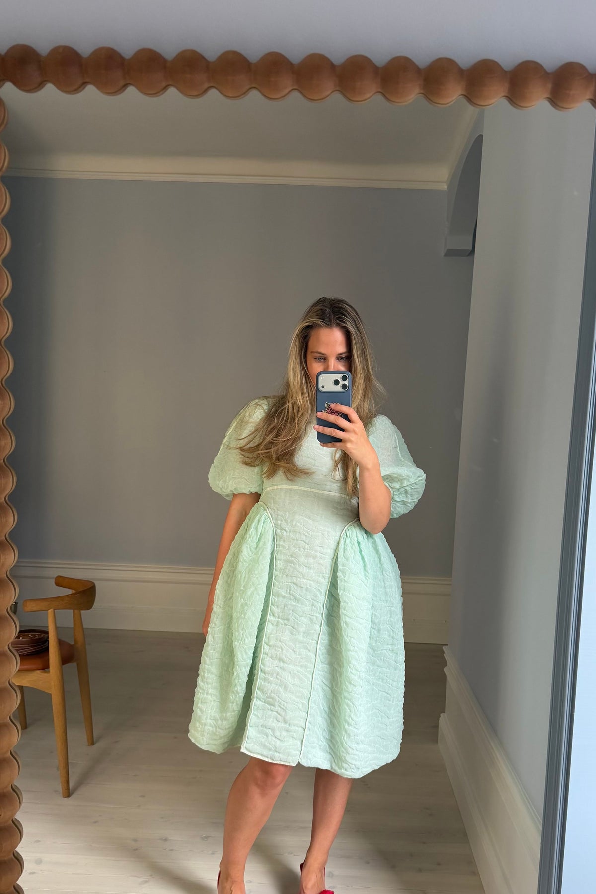 Cecilie Bahnsen Fonda Puff-Sleeve Dress