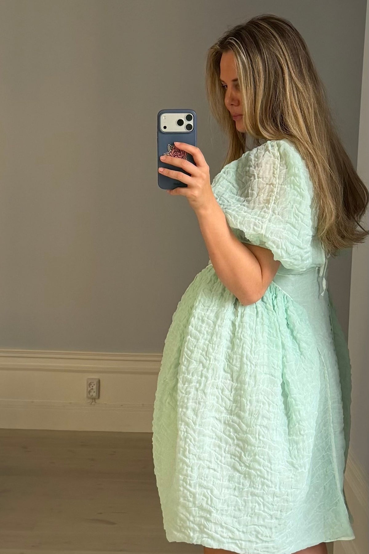 Cecilie Bahnsen Fonda Puff-Sleeve Dress